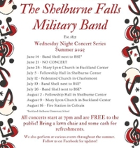 Shelburne Falls Military Band Concert