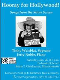 Hooray for Hollywood! Songs from the Silver Screen Concert