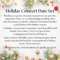 Ashfield Community Band Holiday Concert