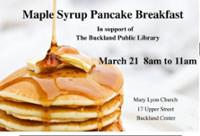 Maple Syrup Pancake Breakfast