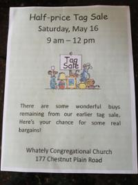 1/2 Price Tag Sale
