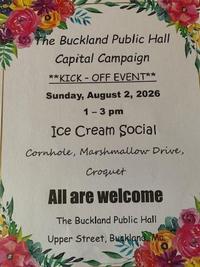 Social & Games Buckland Public Hall Campaign Kick Off Event 