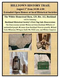 Tag Sale at Wilder Homestead