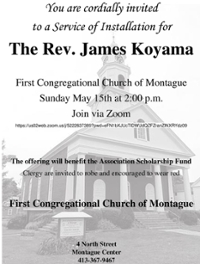  Installation of Rev. James Koyama
