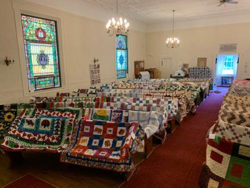 2022 Quilt Show looking to southeast - photo by Cyndie Stetson