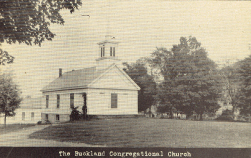 1930’s Church Photo Post Card - found in Robert Strong Woodward's belongings