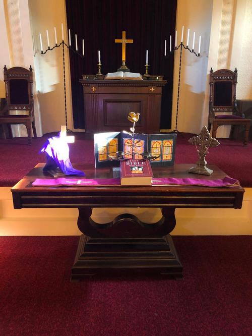 Lent Altar Display - 2020 photo by Sandy