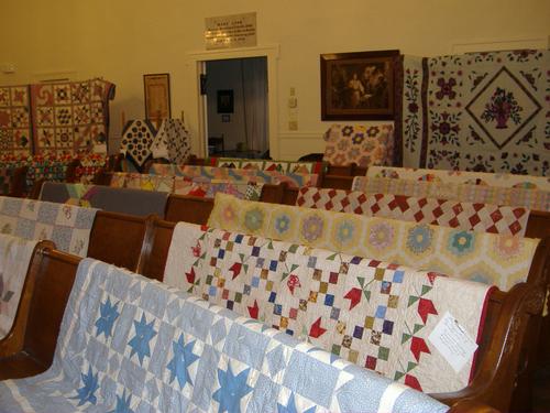 2013 Quilt Show - south end of church (rear)