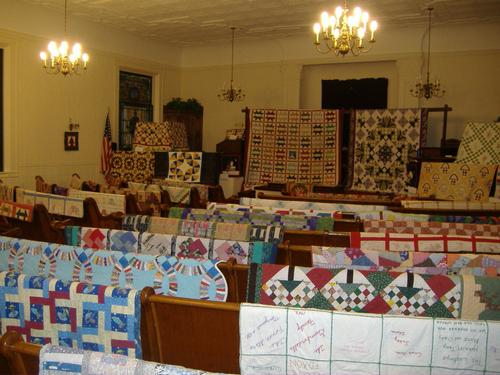 2013 Quilt Show - from rear looking toward altar